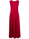 Norma Kamali sleeveless long swing dress - Red