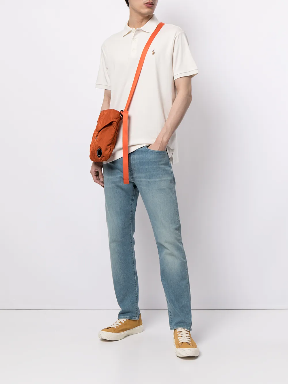 фото Polo ralph lauren рубашка поло с вышивкой pony