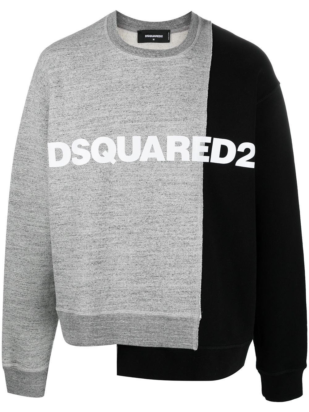 фото Dsquared2 двухцветная толстовка с логотипом