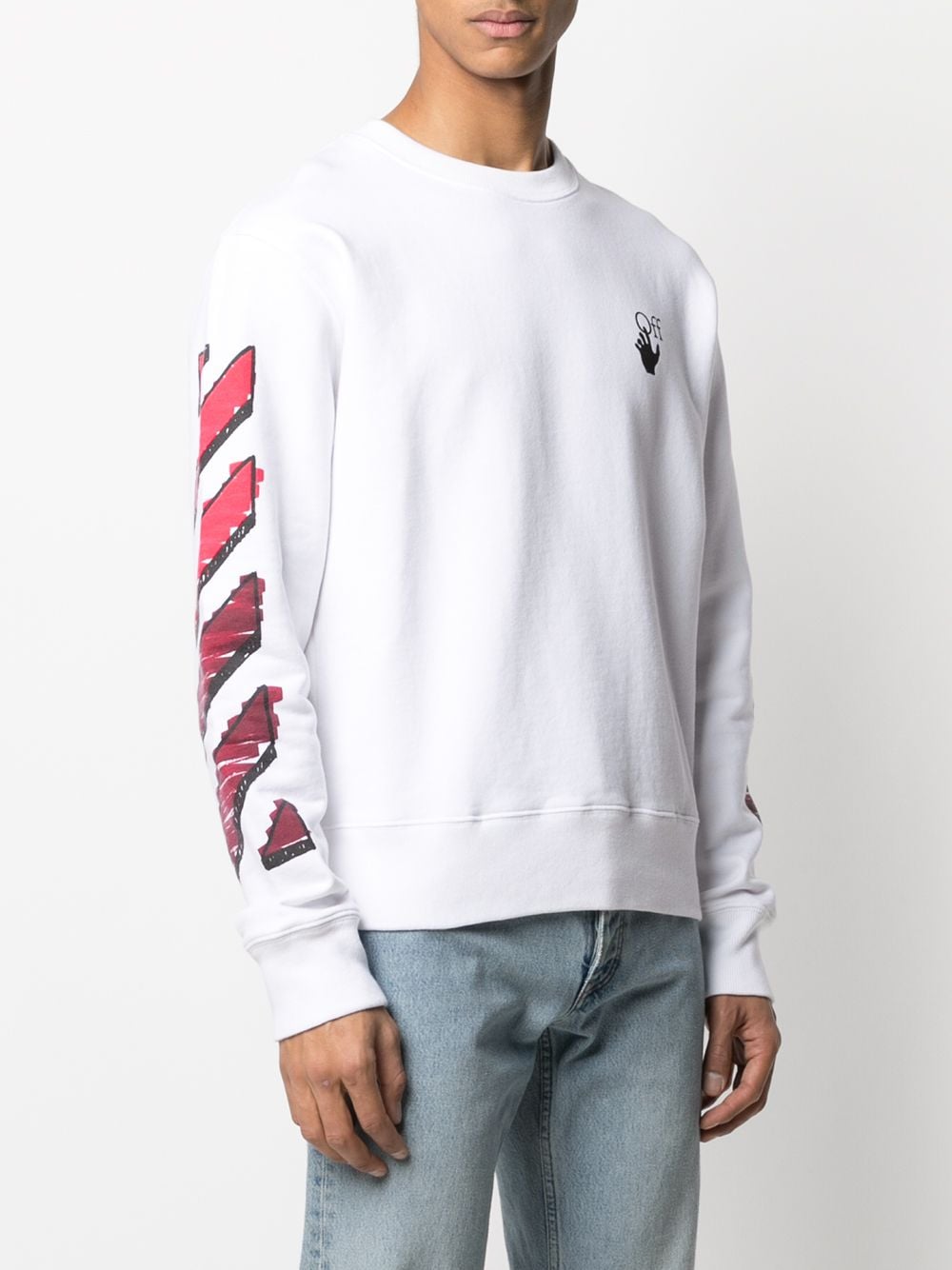 Off-White Marker Arrows Cotton Sweatshirt - Farfetch