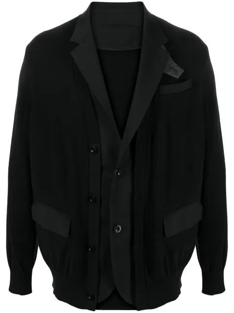 sacai ボタン カーディガン