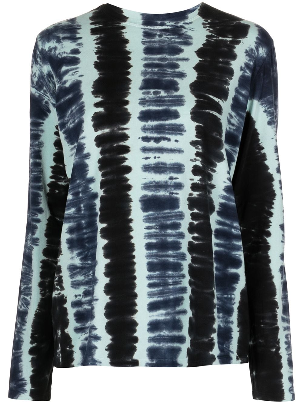 

Proenza Schouler White Label tie-dye print long-sleeve T-shirt - Blue