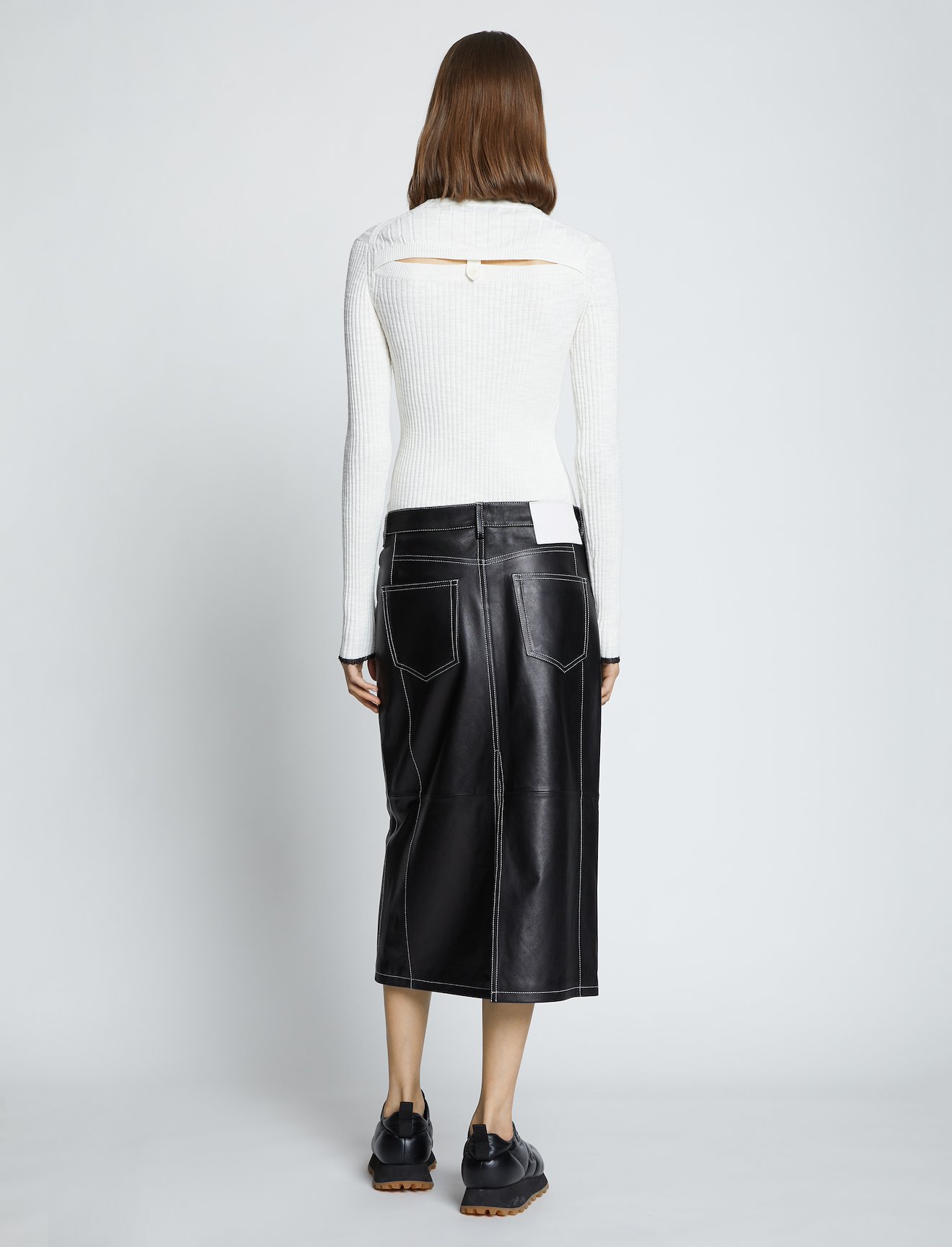 Fine Gauge Rib Knit Top #3