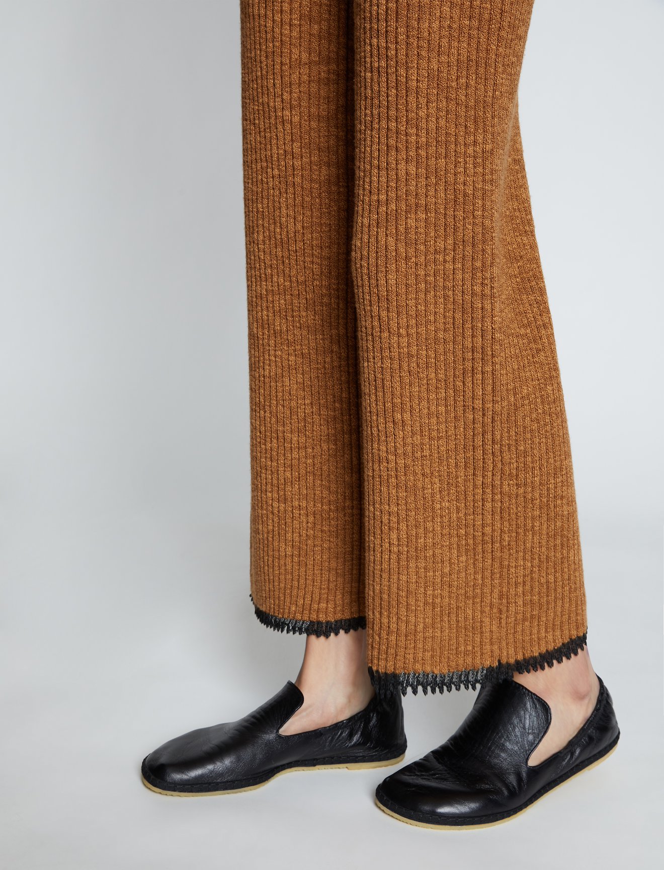 Fine Gauge Rib Knit Pants #3