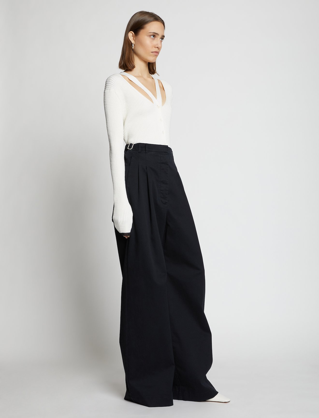 Fine Gauge Rib Knit Crop Cardigan #2