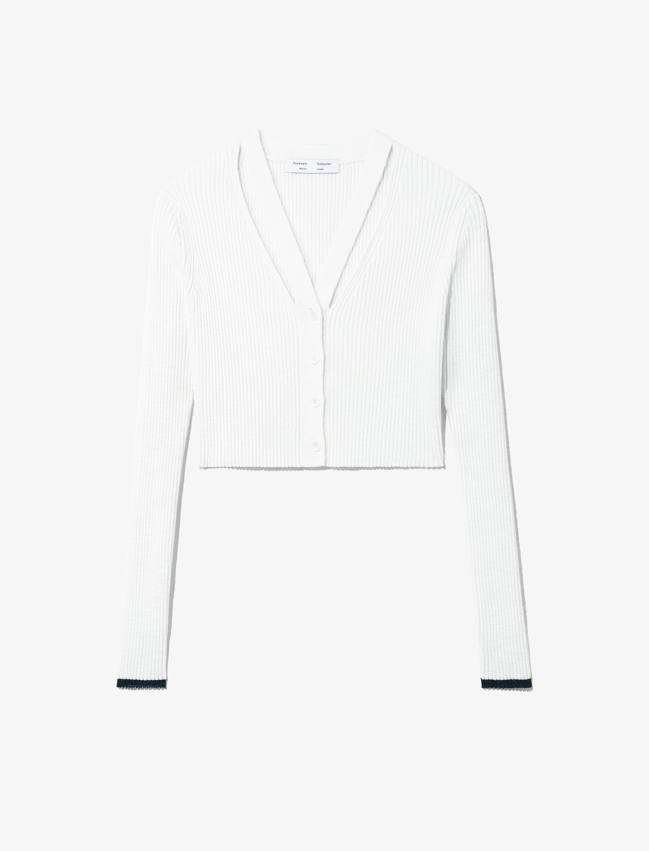 Fine Gauge Rib Knit Crop Cardigan #5