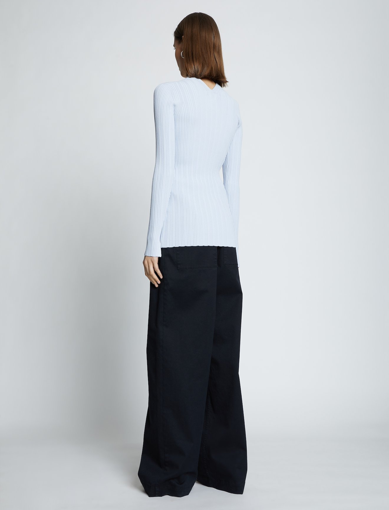 Rib Knit Zip Cardigan #3