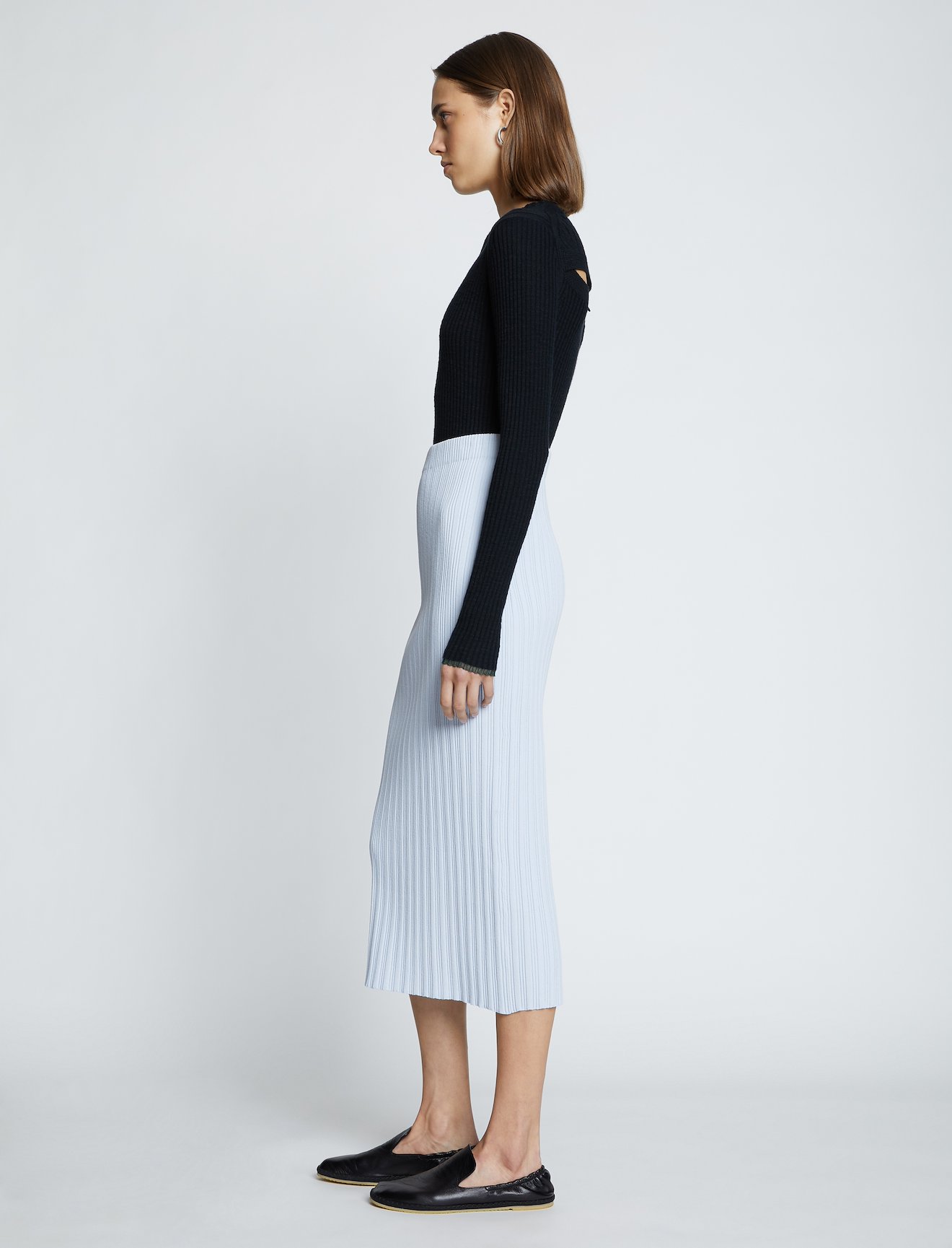 Rib Knit Skirt #1