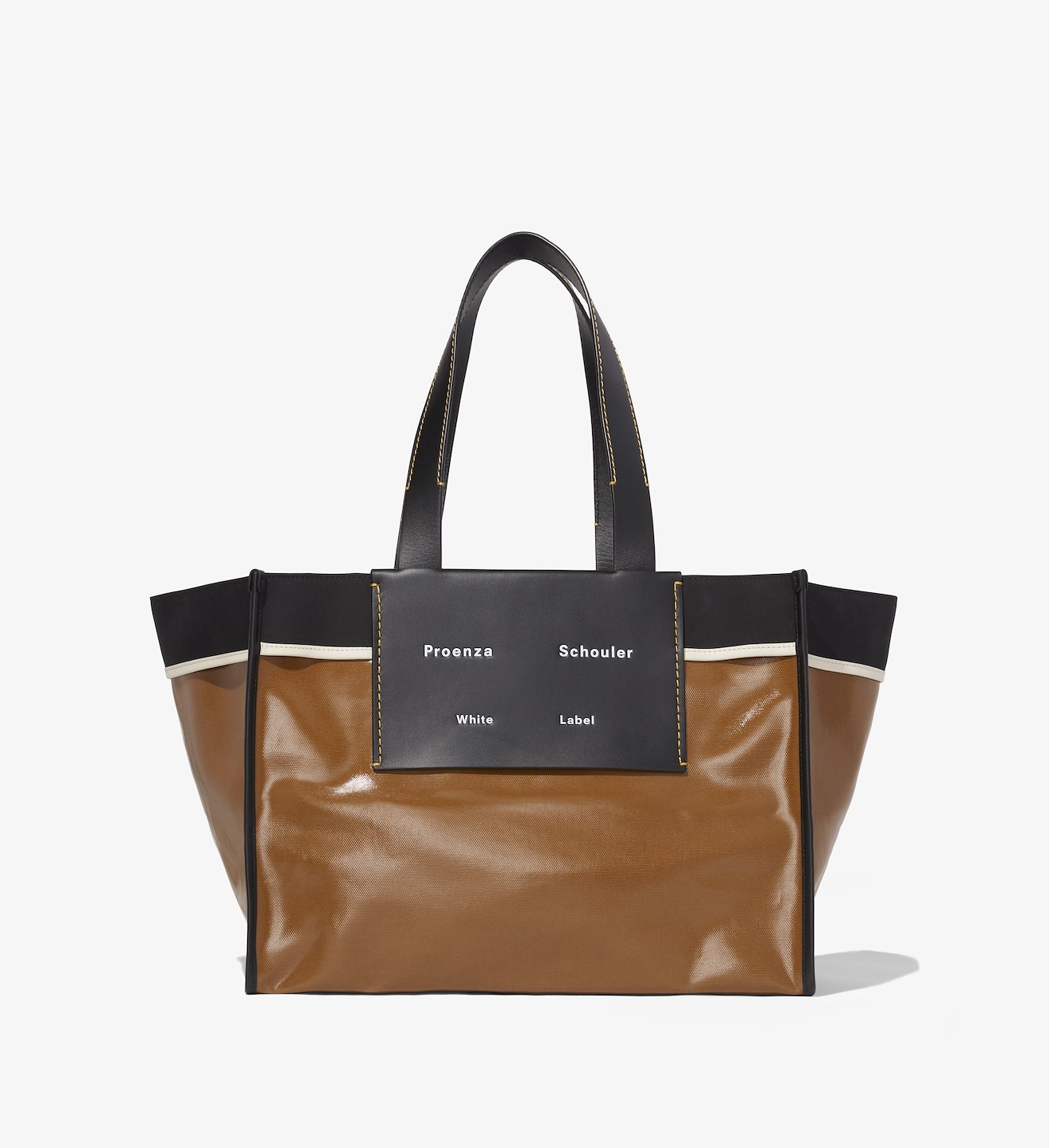 XL Morris Coated Canvas Tote in tobacco | Proenza Schouler