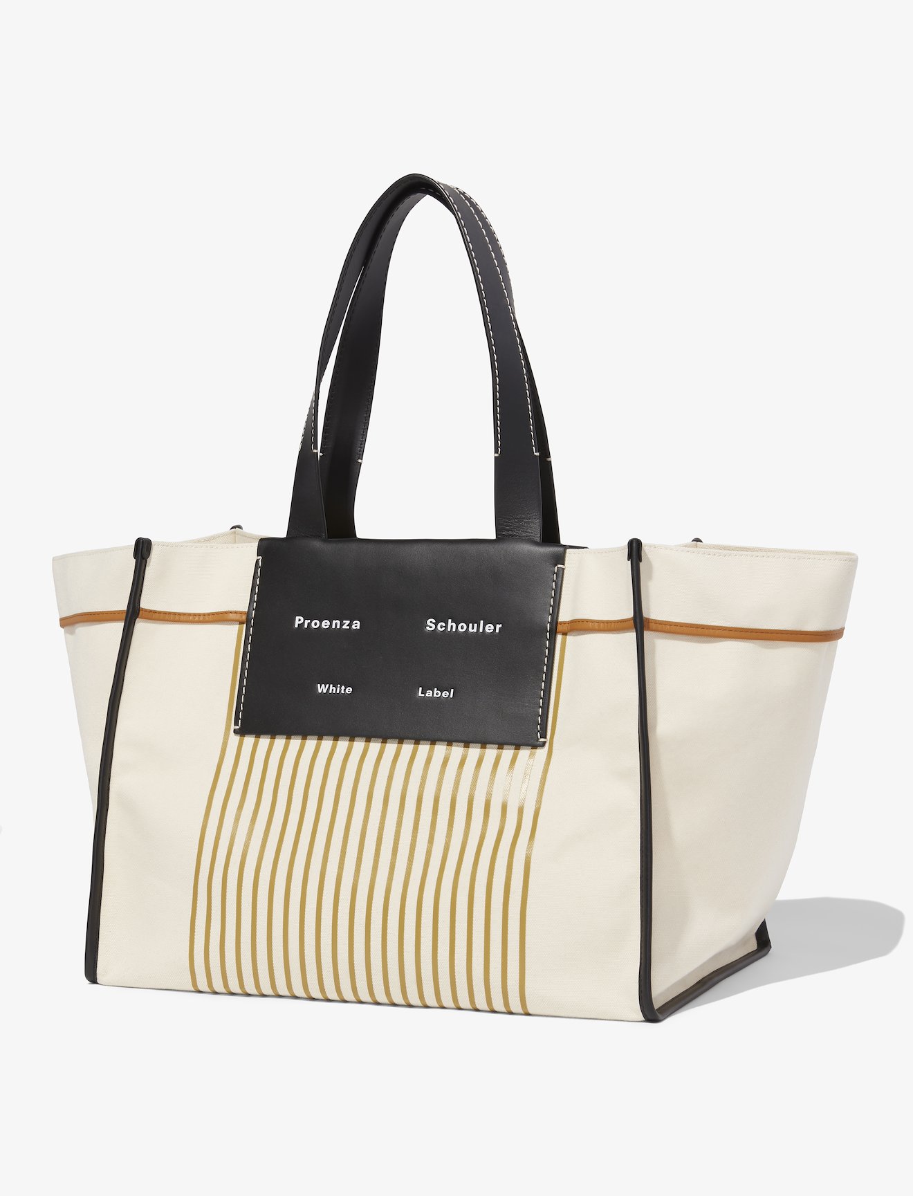 XL Morris Stripe Canvas Tote #1
