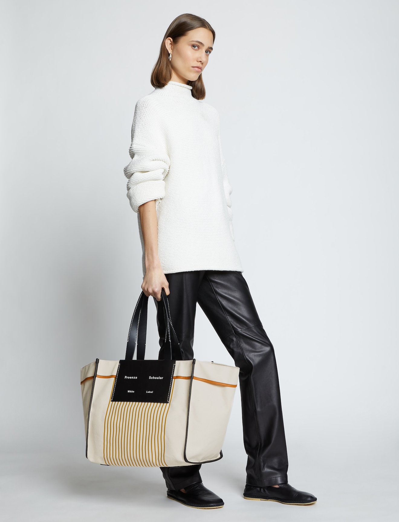 XL Morris Stripe Canvas Tote #2