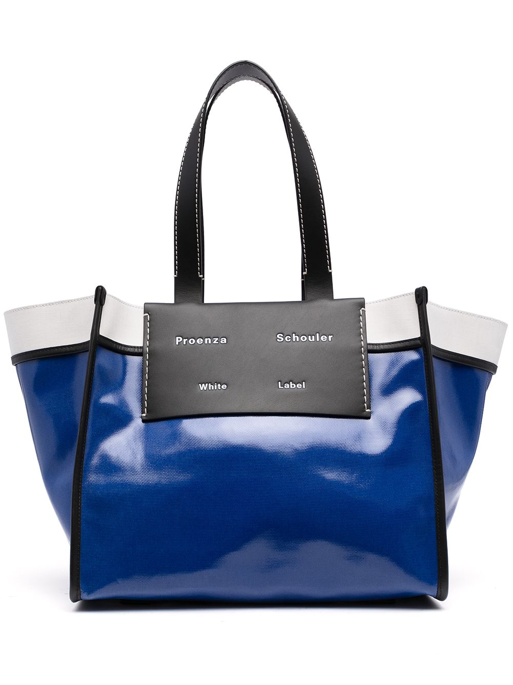 

Proenza Schouler White Label tote Morris grande - Negro