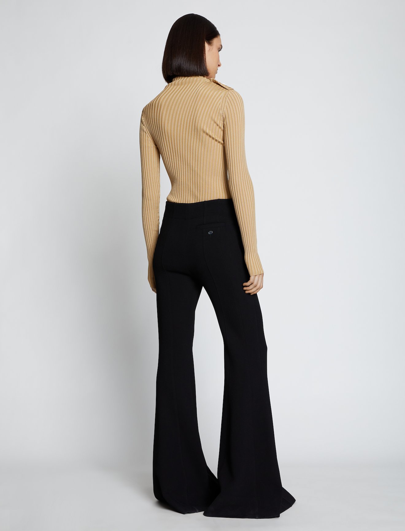 Rib Knit Twisted Top #2