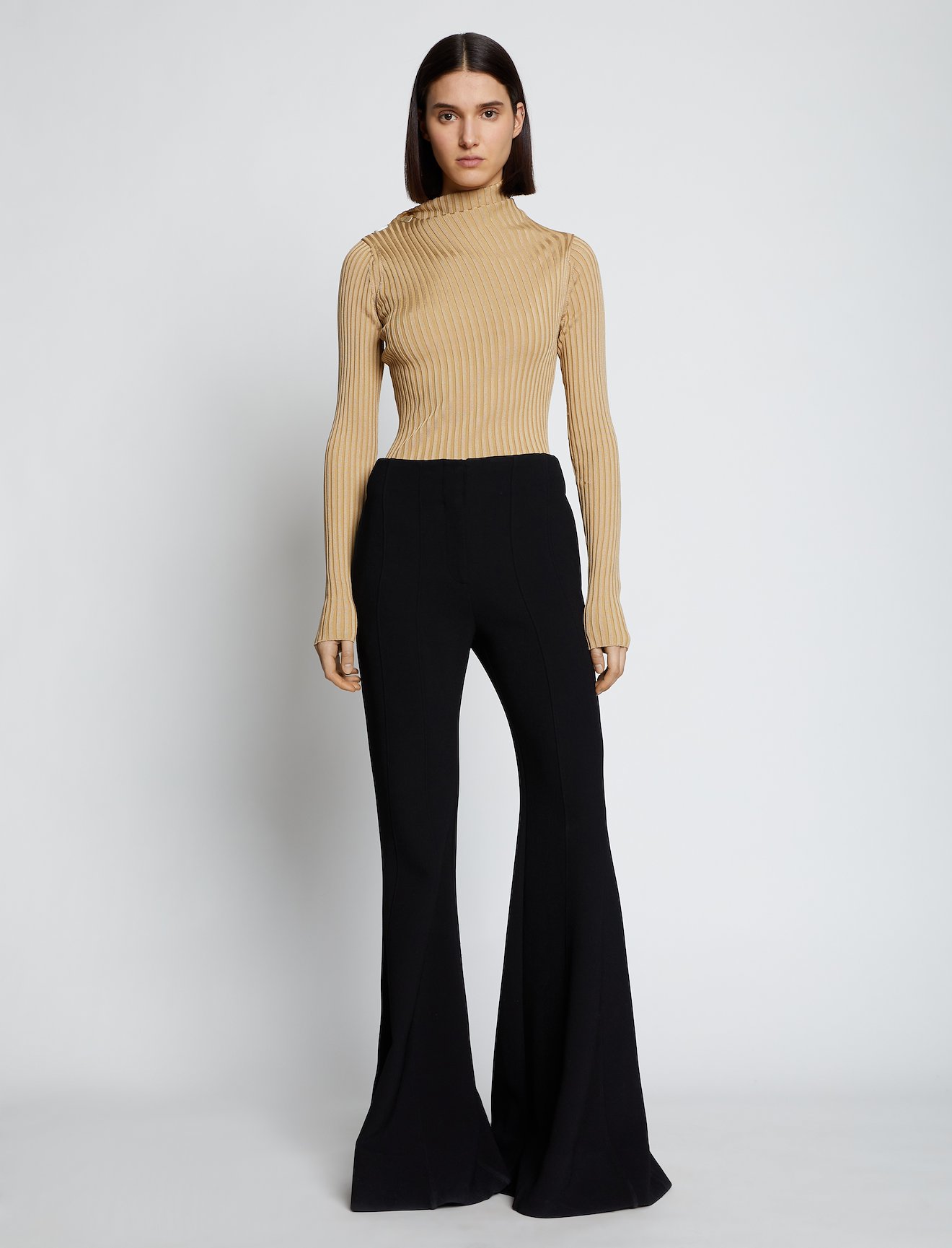Rib Knit Twisted Top #1