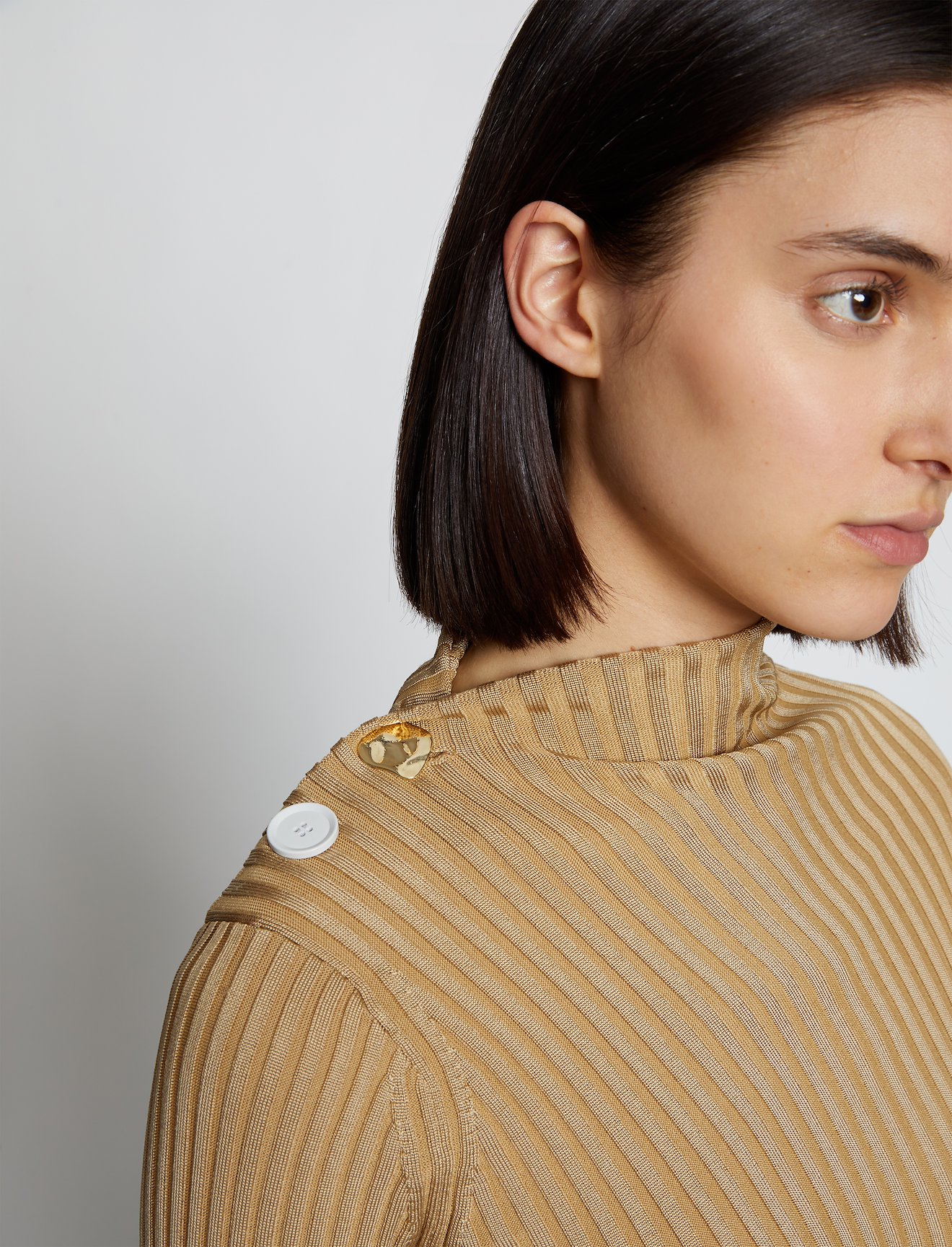 Rib Knit Twisted Top #3