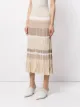 Proenza Schouler stripe-pattern ribbed-knit skirt