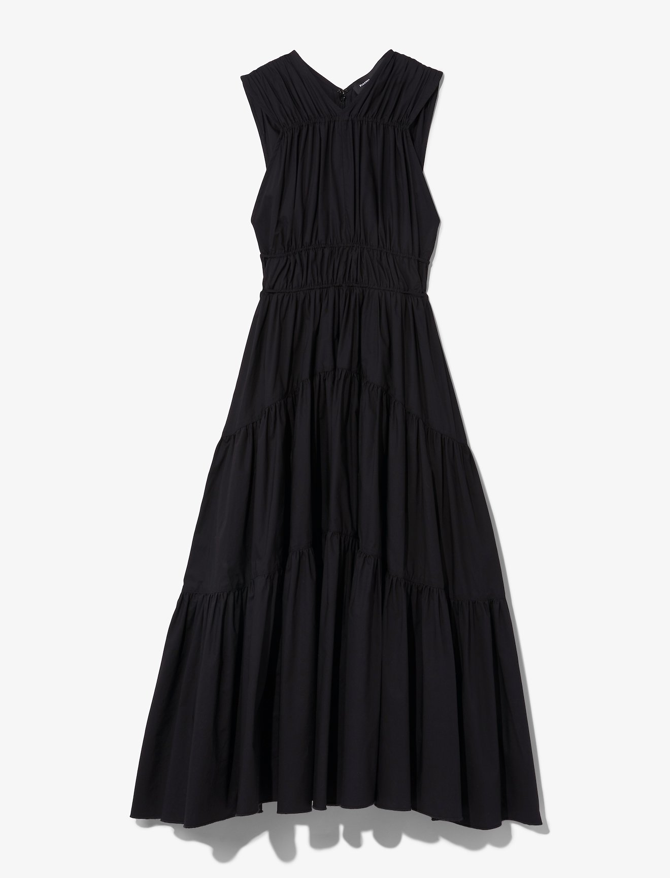Poplin Gathered Tiered Dress #3