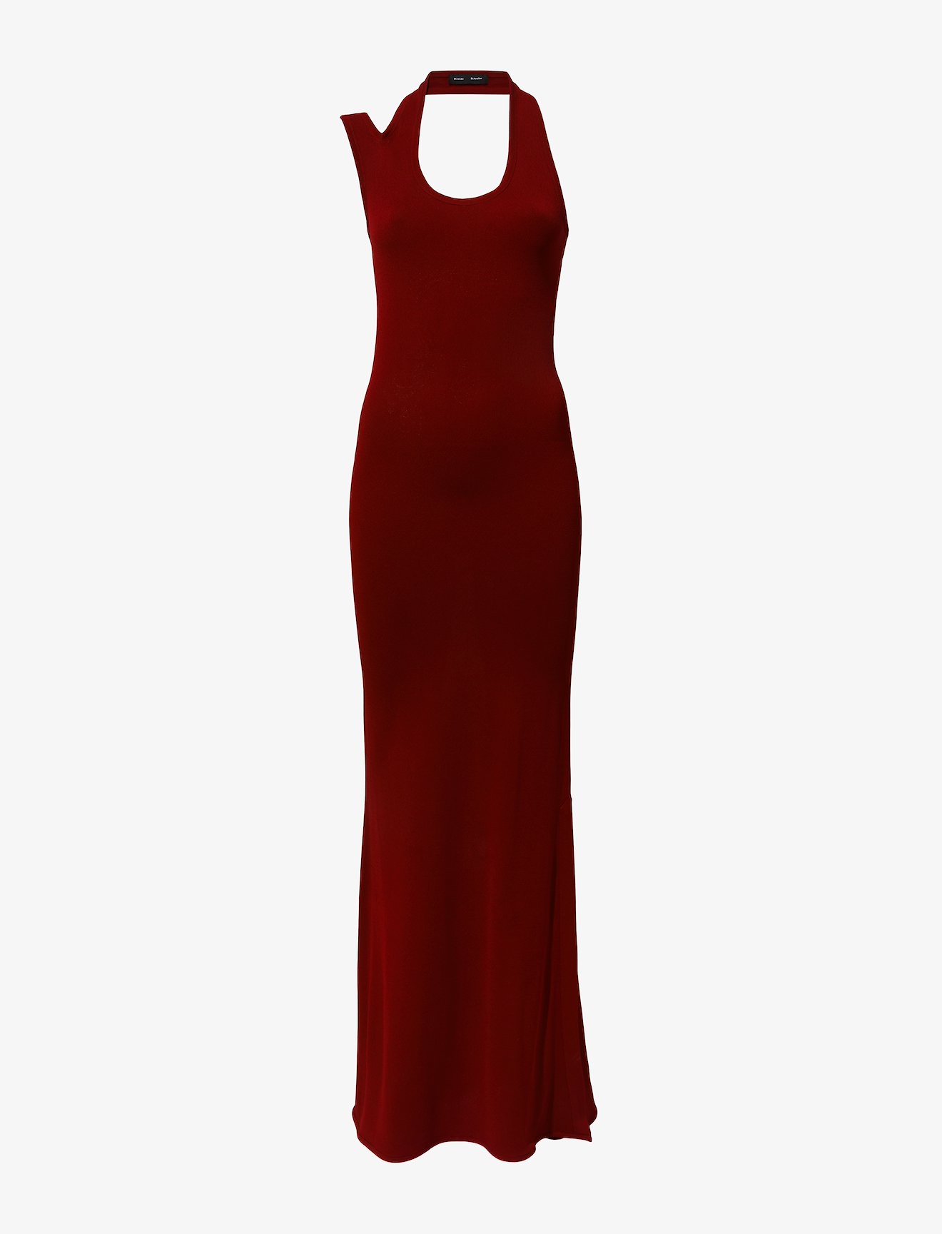 Crepe Jersey Halter Dress #4