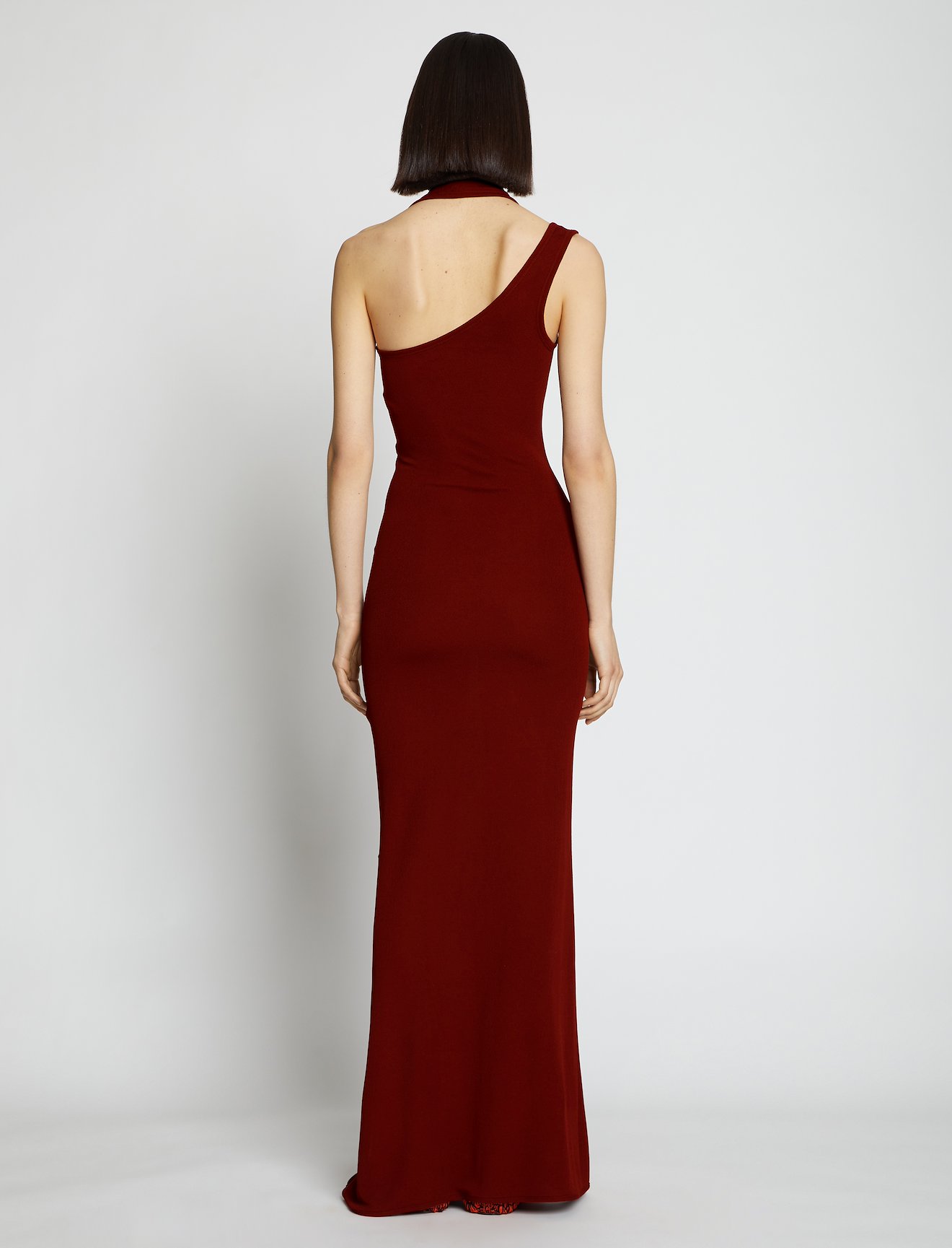 Crepe Jersey Halter Dress #2