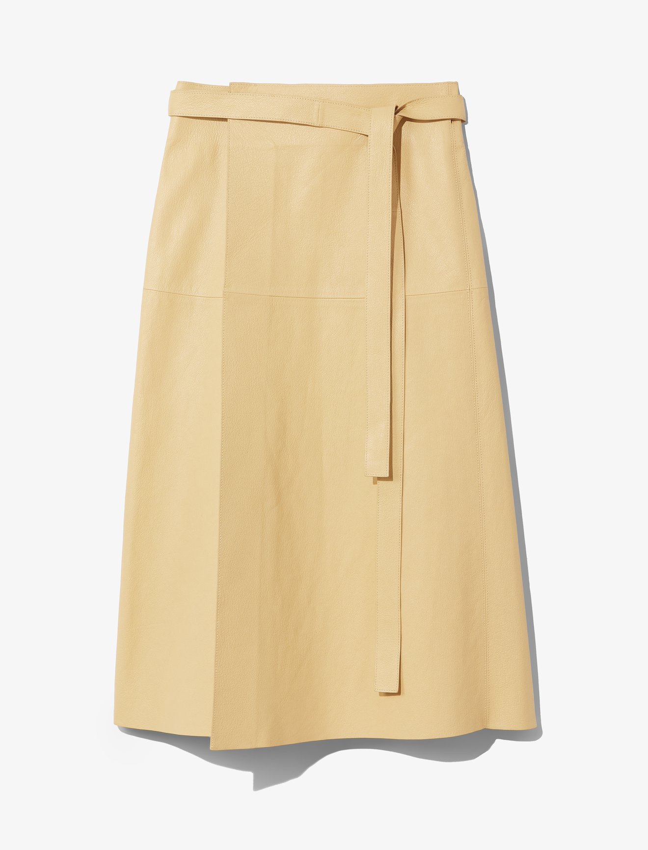 Leather Wrap Skirt #4
