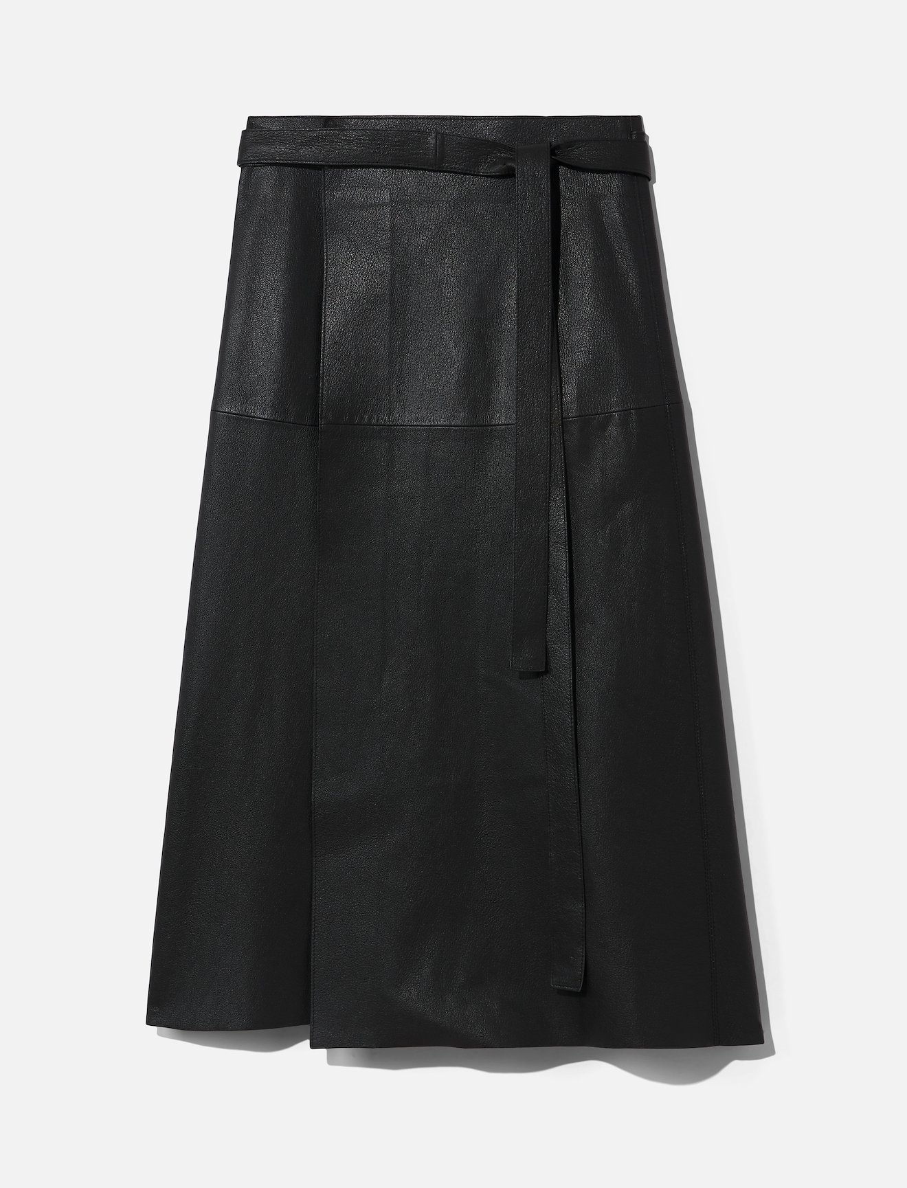Leather Wrap Skirt #4