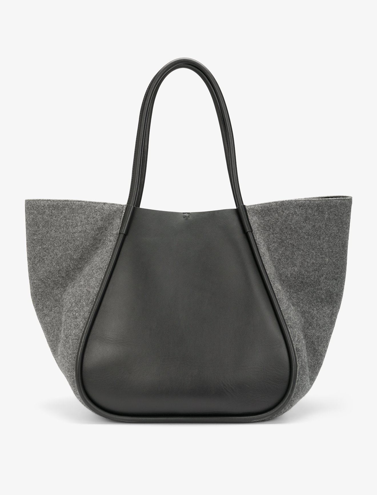 XL Felted Ruched Tote #3