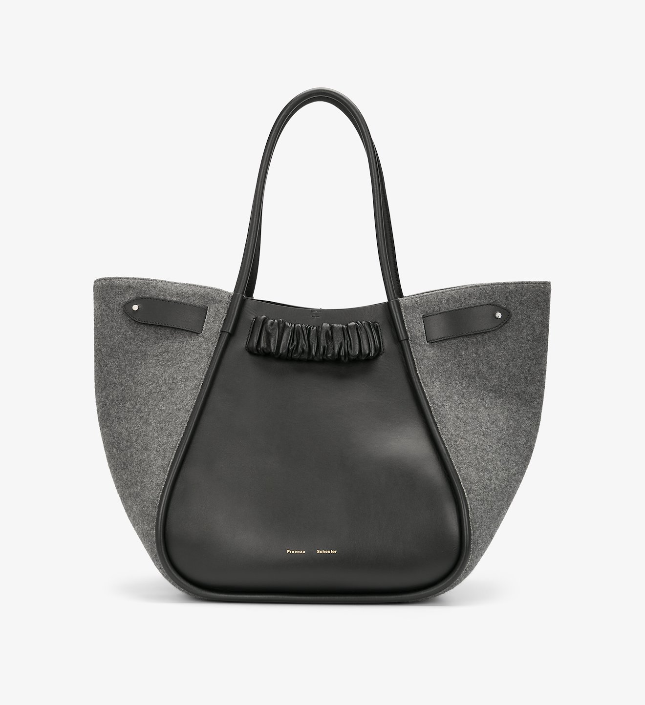 XL Felted Ruched Tote