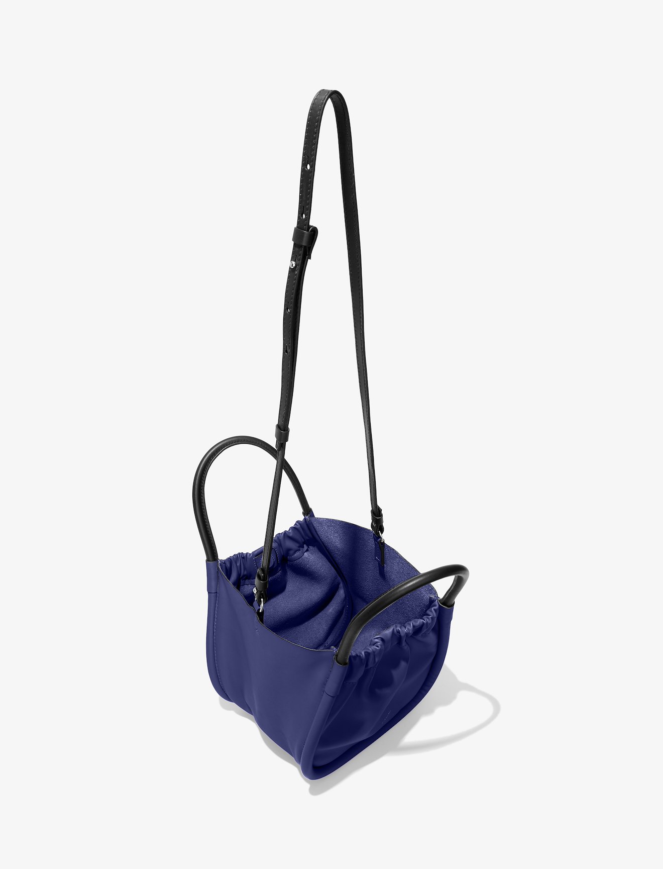 Small Ruched Crossbody Tote #4