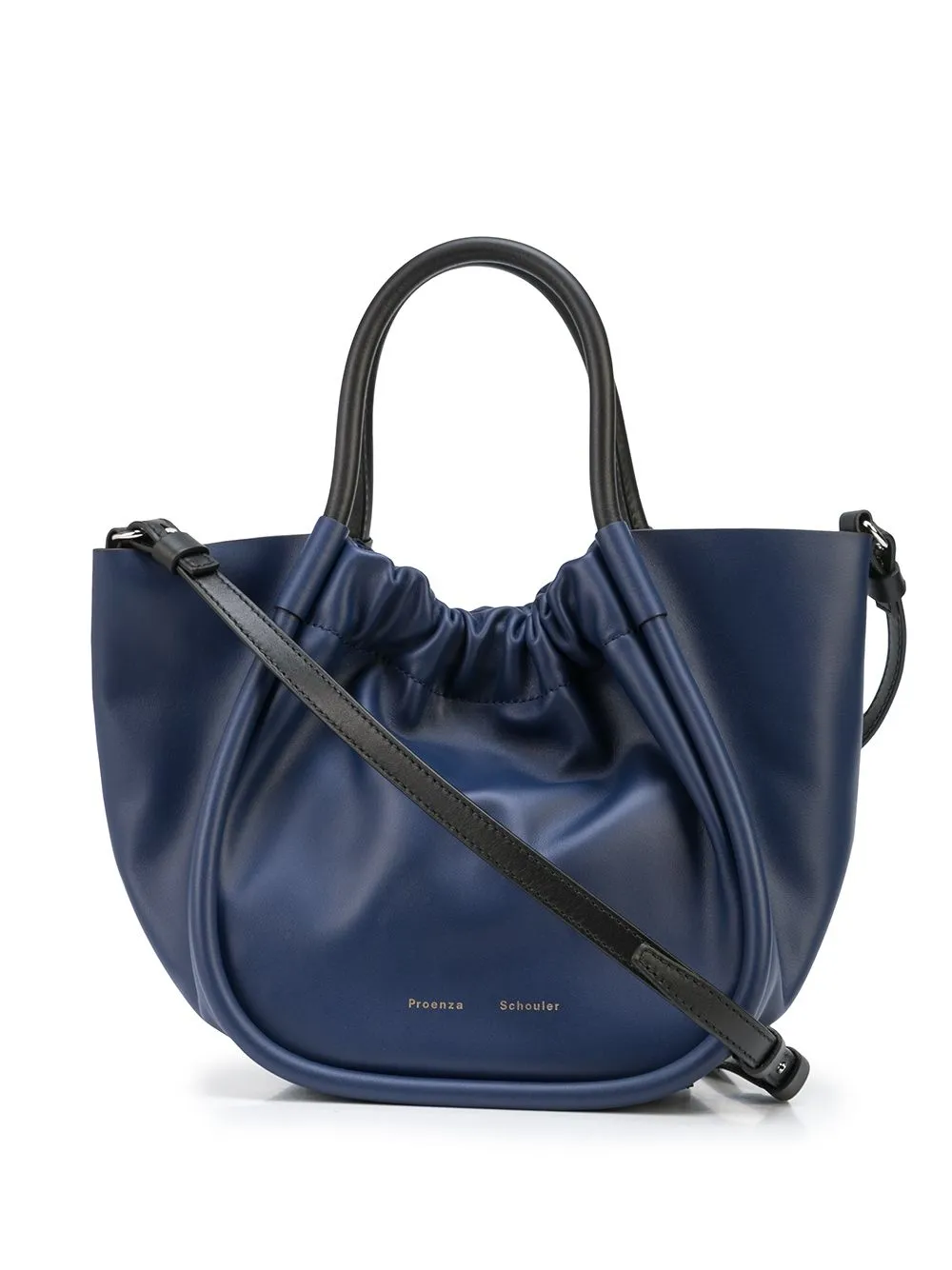 

Proenza Schouler small ruched leather tote bag - Blue