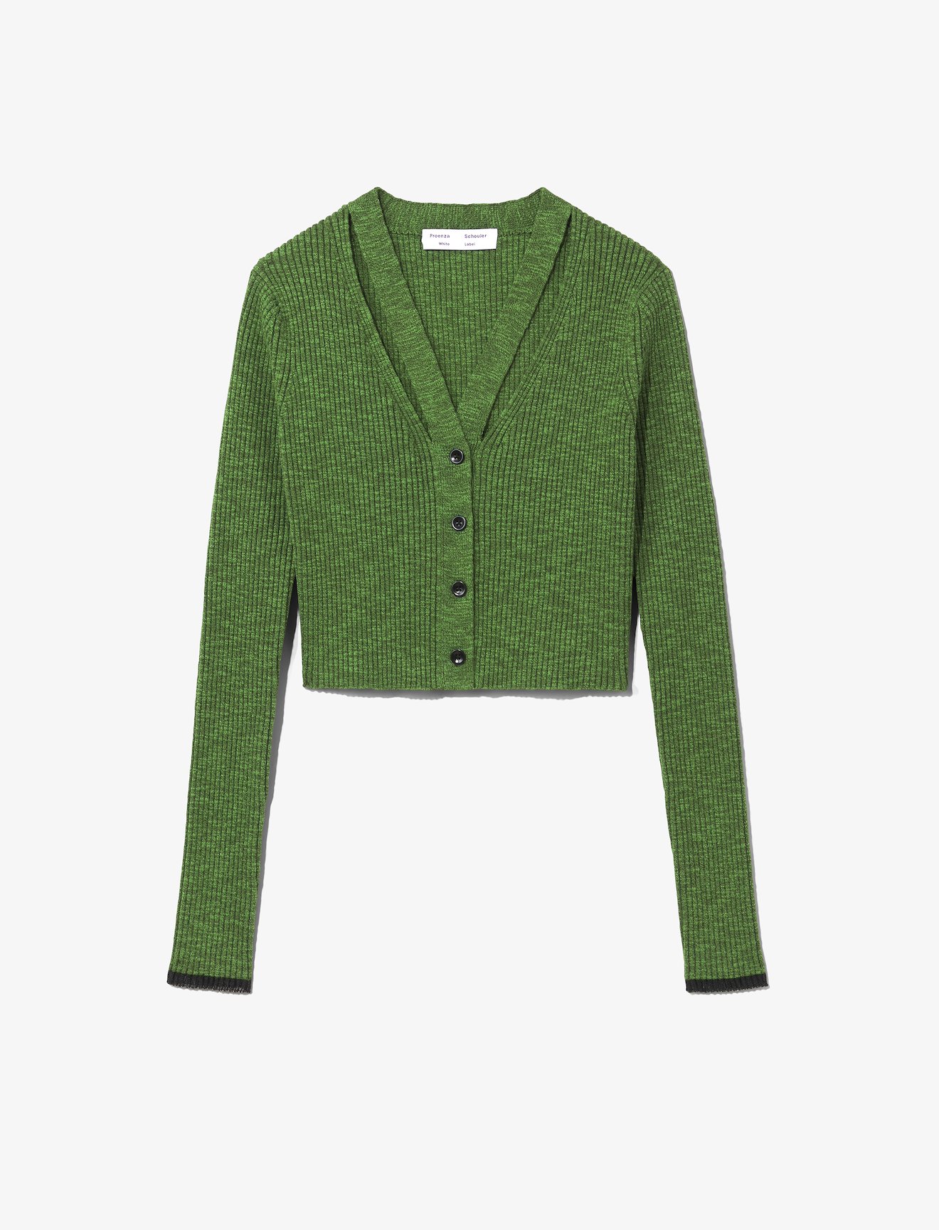 Fine Gauge Rib Knit Crop Cardigan #5