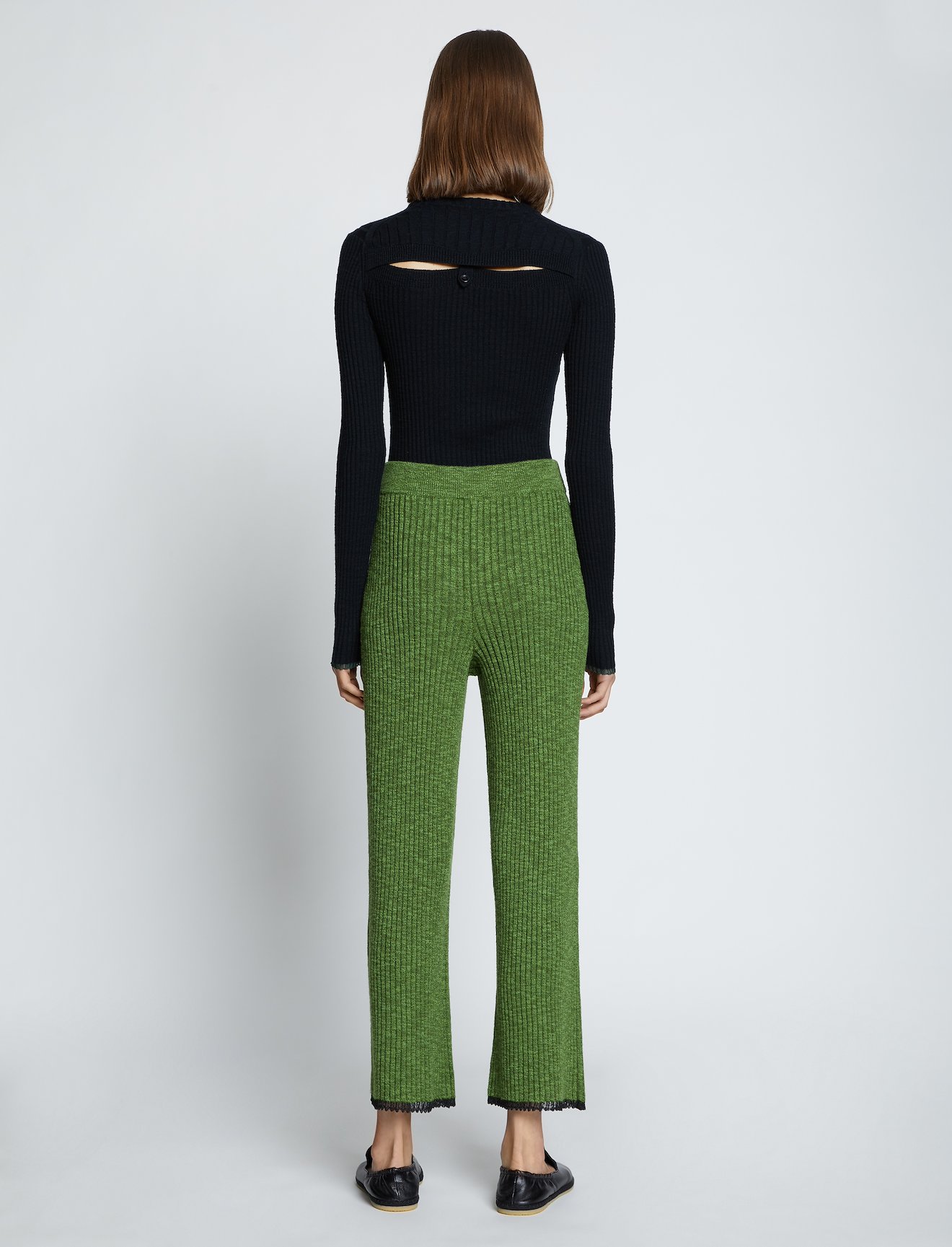 Fine Gauge Rib Knit Pants #2