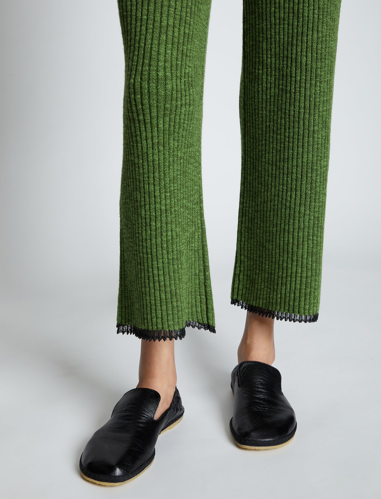 Fine Gauge Rib Knit Pants #3