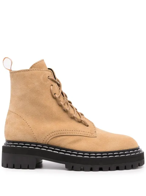 Proenza Schouler botines con suela dentada