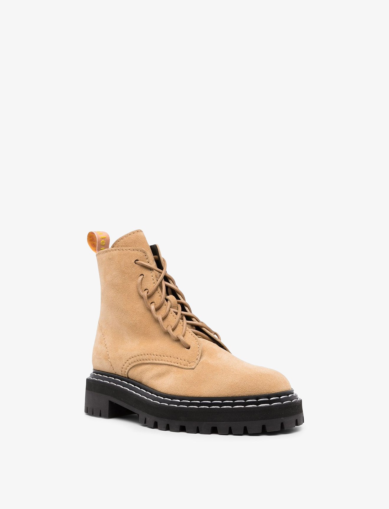 Suede Lug Sole Combat Boots #1