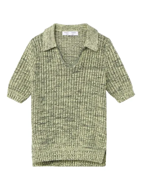 Proenza Schouler White Label U-neck knitted polo top