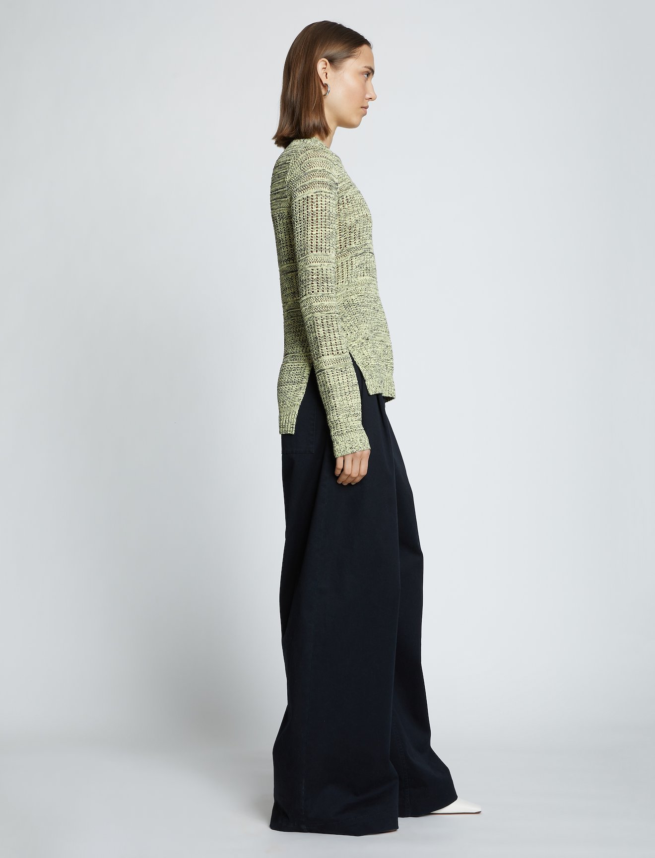 Cotton Silk Pique Knit Top #2