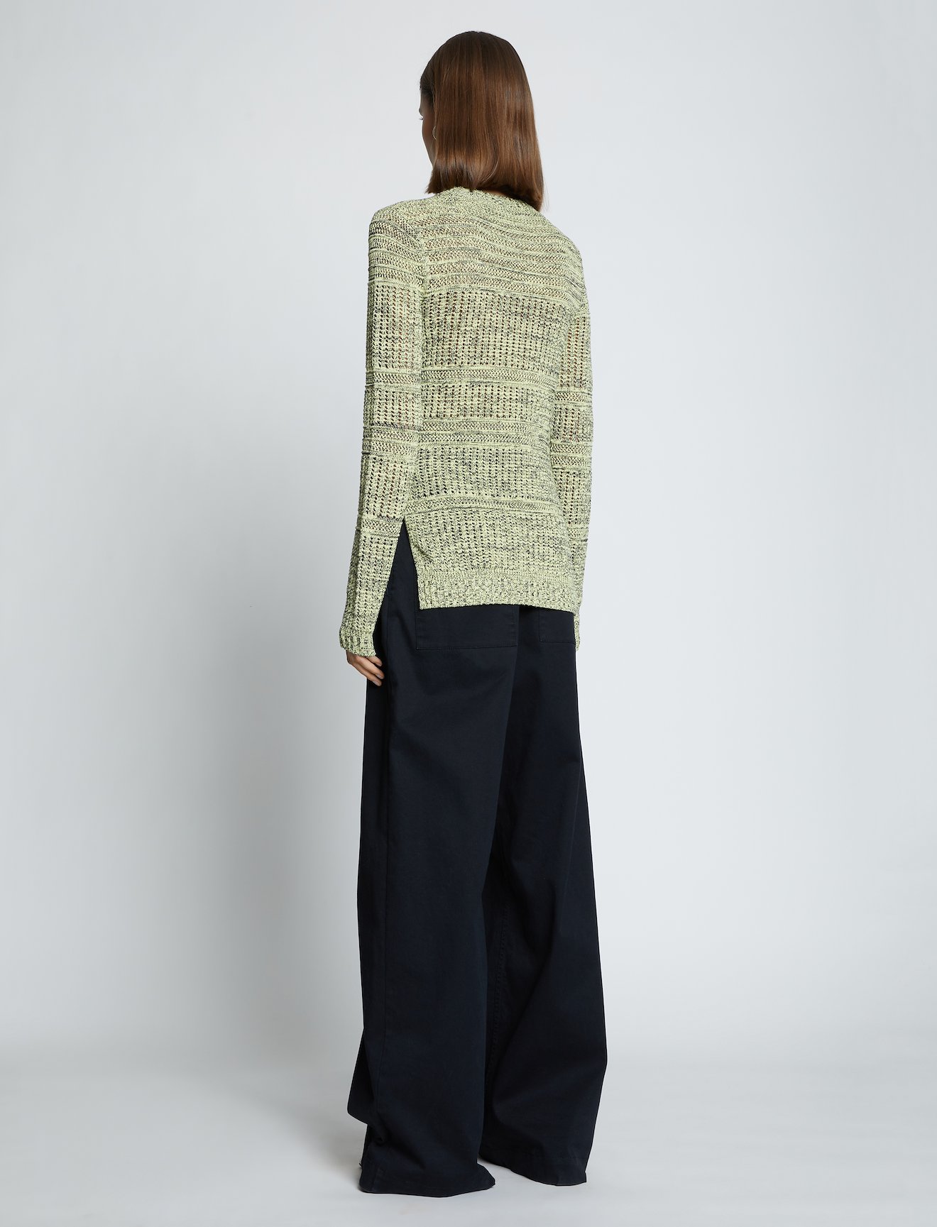 Cotton Silk Pique Knit Top #3