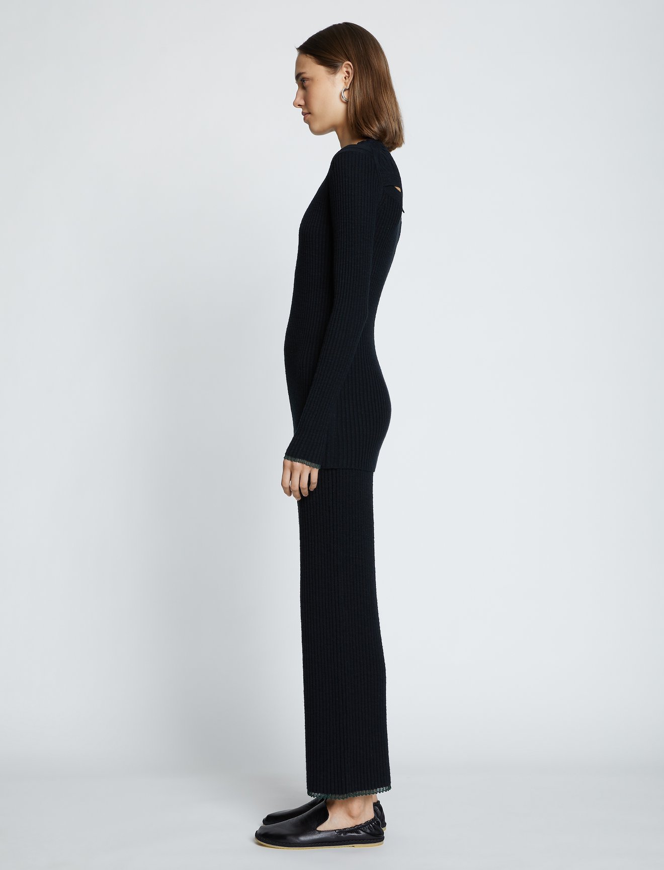 Fine Gauge Rib Knit Top #2