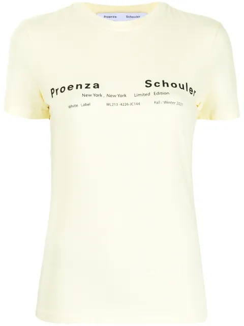 Proenza Schouler White Label logo-print T-shirt