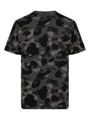 Valentino black shop camo t shirt