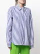 pushBUTTON camisa con motivo de rayas