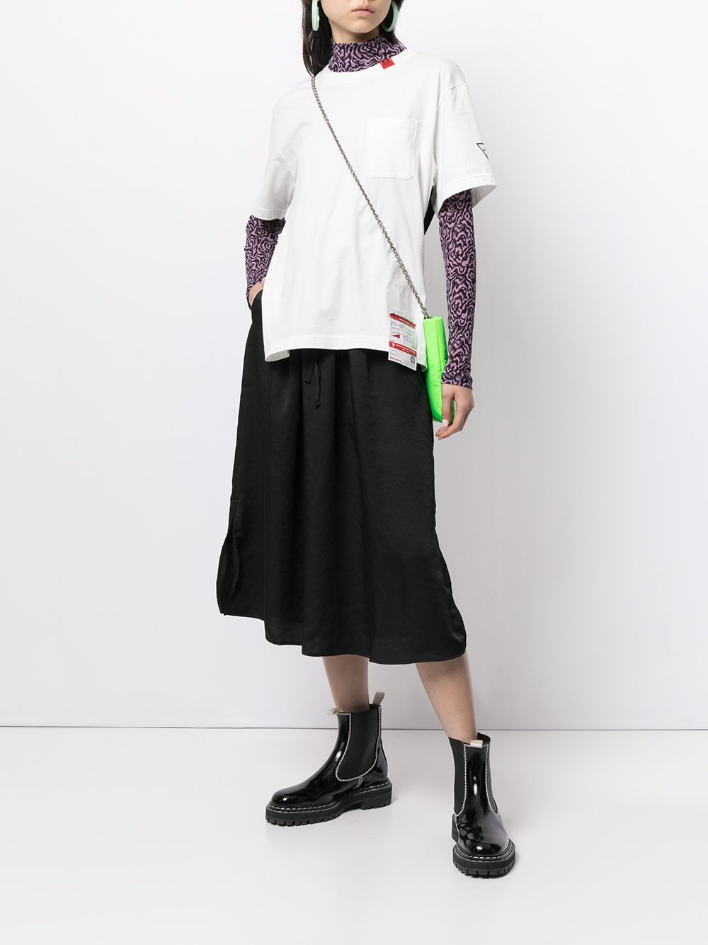 Image 2 of Maison MIHARA YASUHIRO T-shirt layered dress