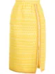 Image 1 of Giambattista Valli tweed side slit midi skirt