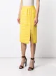 Giambattista Valli tweed side slit midi skirt