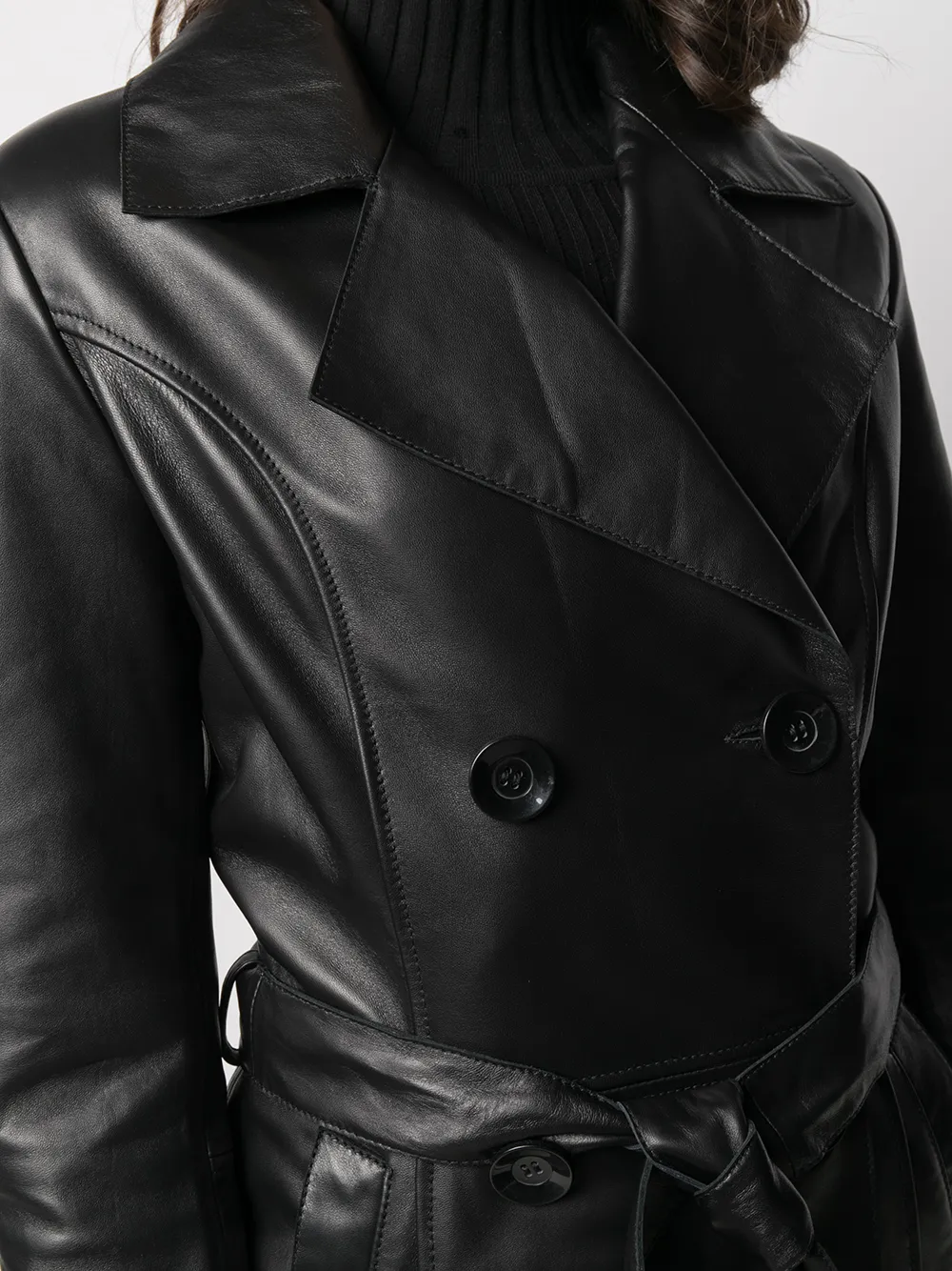 фото Manokhi двубортное пальто миди