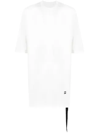 Rick Owens DRKSHDW Side String Detail Longline T shirt Farfetch