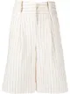Image 1 of Federica Tosi pinstripe tailored shorts