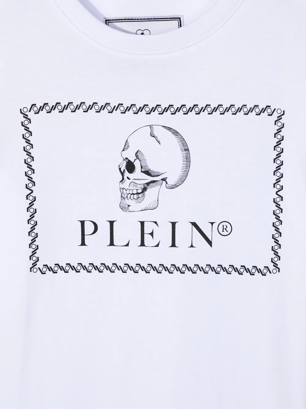 фото Philipp plein футболка с принтом skull