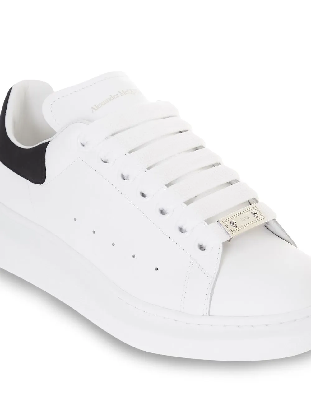 Alexander McQueen Skull Detail Shoelace Plaque Farfetch