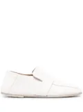 Marsèll square-toe leather loafers - White